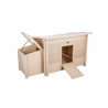 poulailler polywood. poulailler en bois et plastique