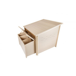Poulailler en bois. poulailler déplacable