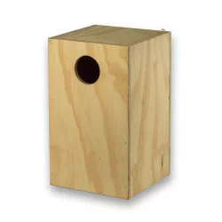 nichoir pour les conure. nichoir pour les perruches moustaches