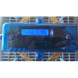 thermostat réglable avec température et hygrométrie