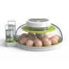 Couveuse 18 oeufs avec plateau rotatif de retournement des oeufs.