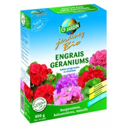 Engrais organo-minéral NPK 5-4-9. engrais pour géraniums